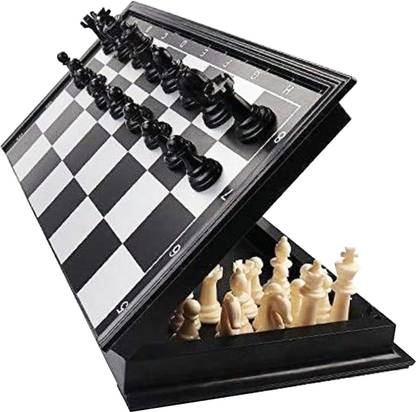 Aseenaa Magnetic Folding Chess Board Set, (10 Inch) Travel Toys for Kids and Adults Educational Board Games