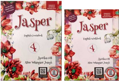 JASPER ENGLISH COURSE BOOK + WORK BOOK- For Class-4 (ICSE BOARD)