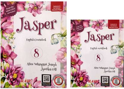 JASPER ENGLISH COURSE BOOK + WORK BOOK- For Class-8 (ICSE BOARD)