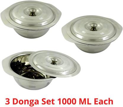 FarQue Stainless Steel Serving Bowl STEEL DONGA