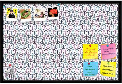 Artzfolio Anchors Up & Down Notice Pin Board Soft Board with Push Pins Cork Bulletin Board