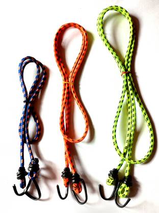 ElasticRope High Strength Stretchable Elastic Rope [Length- (9),(7.5),(5) Feet(Pack of 3) Bungee Cord