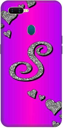 3D U PRINT Back Cover for OPPO A7 ,CPH1901 , S letter,S name S word