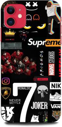 INTELLIZE Back Cover for APPLE iPhone 11 JOKER, SUPREME, RONALDO, MARSHMELLO, VANS, NIKE