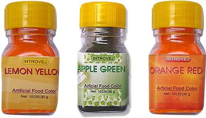 INTROVEJ Lemon Yellow Apple Orange Red Multicolor
