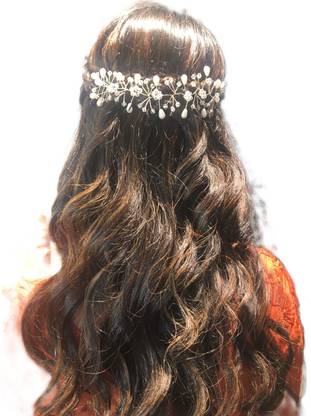INAA Hair Vine For Bride/Engagement Party Bun Clip Hair Chain