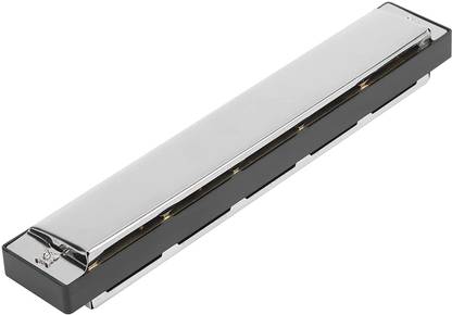Planetoid Trending Silver Harmonica Best Performance Mouth Organ 24 Holes 48 Tones Key C