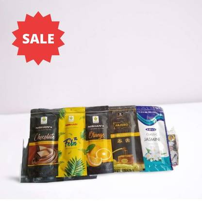 MAN MANDIR 5 TYPE INCENSE STICK [PREMIUM QUALITY] JASMINE, ORANGE, PAJERO, CHOCOLATE, DIVINE FRAGRANCE