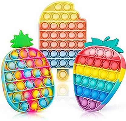 Whiz Kids Push Pop Bubble Fidget Sensory Toy, Popper Silicone Material