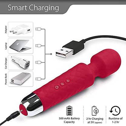 Vishwa enterprise Body Massager with 20 Vibration Modes and 8 Speed Controls Body Massager with 20 Vibration Modes and 8 Speed Controls Massager
