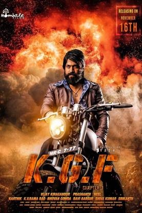KGF Chapter 2 Movie Matte Finish Poster Paper Print