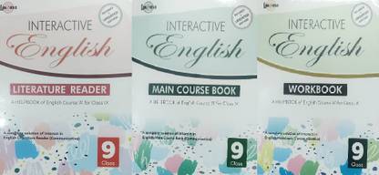 Interactive English 3 Book Set Literature Reader Main Course Book And Workbook A Helpbook Of English Course A For Class 9 2022-2023