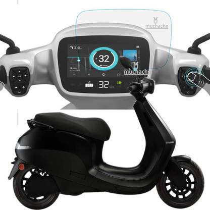 muchacho Impossible Screen Guard for E-Scooter Ola S1/Ola S1 Pro Glossy Finish Screen Protector with Easy InstallationKit