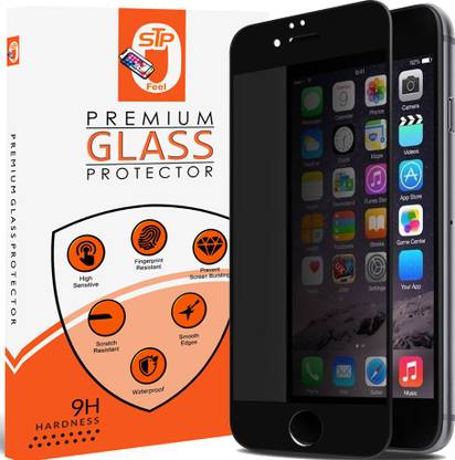 STP Tempered Glass Guard for iPhone 6 Plus / iPhone 6s Plus (5.5 Inch) Privacy Glass (5.5 Inch) Privacy Screen Protector Guard, 9H Hardness