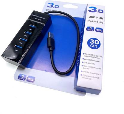 RHONNIUM Multiport USB 3.0 to 4 Ports USB 3.0 HUB Adapter Multiport USB 3.0 to 4 Ports USB 3.0 HUB Adapter-X61 Docking Station