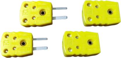 PACIFIC ELCTRONIC Thermocouple Type K Mini Connector (Pack of 2) 0 Wire Connector