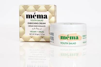 mema VEGAN Face Cream with SHEA BUTTER, Vit E & NIACINAMIDE