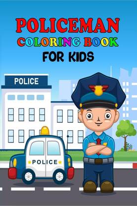 Policeman Coloring Book For Kids