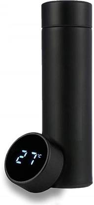 V J Enterprises LED Display Hot & Cool Double Wall Temperature Water Bottle Flask 500 ml Flask