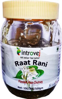 INTROVEJ Raat Rani Flavored Paan Chutney 500gm Raat Rani Mouth Freshener