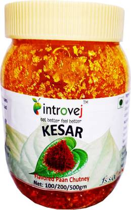 INTROVEJ Kesar Pan Chatni 200gm Kesar Mouth Freshener
