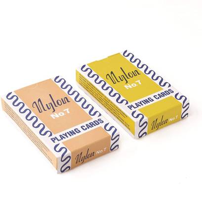 GulfMaster Nylon 7 Premium Plastic Coated Playing cards ( Set of 6)