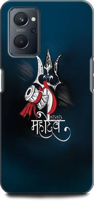 INDICRAFT Back Cover for OPPO A76, CPH2375 SHIVJI, LORD SHIVA, MAHADEV, BHOLENATH, GOD