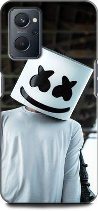 INDICRAFT Back Cover for OPPO A96, CPH2333 MARSHMELLO, DJ, EDM, MUSIC, SMILEY, FUNNY