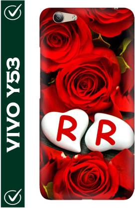 FULLYIDEA Back Cover for VIVO Y53, VIVO Y53, VIVO Y53, ViVO 1606A, Letter R, Alphabet R, Name R, Letter R