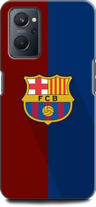 INDICRAFT Back Cover for OPPO A76, CPH2375 BARCELONA, EMBLEM, FOOTBALL, FCB, SPORTS