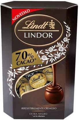 LINDT LINDOR 70% COCOA EXTRA DARK CHOCOLATE IMPORTED 200gms Truffles