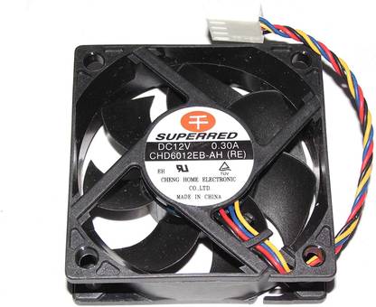 The Shoptron Shoptron CHD6012EB DC 12V 0.3A Fan Cooling Fan Laptop Cooler