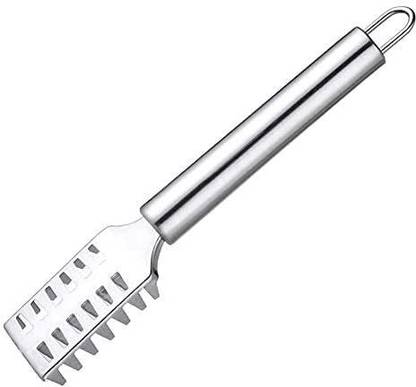 avnish Fish Skin Scraper Stainless Steel Fish Scales Fishing Cocina Tool (pack of 1) Fish Scaler