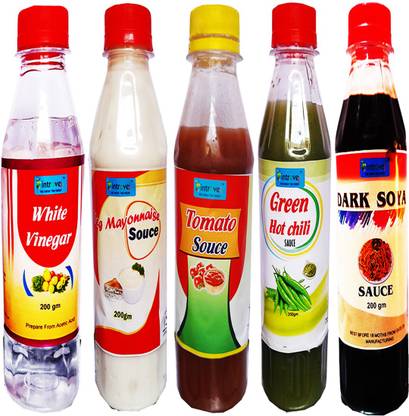 INTROVEJ Souces 5 Pack of 5 Combo