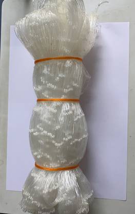 GSA Anti Bird Net/Garden Net 10Ft. x 8Ft. Nylon Monofilament Net For Balcony(White) Insect Net