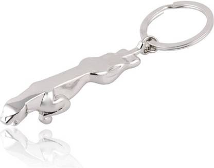 Glam Appeal Puma Logo Chrome Plated SteelMetal Imported Key Chain (pack of 1) Key Chain
