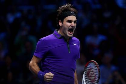 Poster Roger Federer Tennis Player sl1270 (Wall Poster, 13x19 Inches, Matte, Multicolor) Fine Art Print