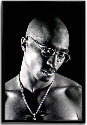 Poster Tupac Shakur Akaprsnl107 sl047 (Plastic Large Wall Poster, 36x24 Inches, Multicolor) Fine Art Print