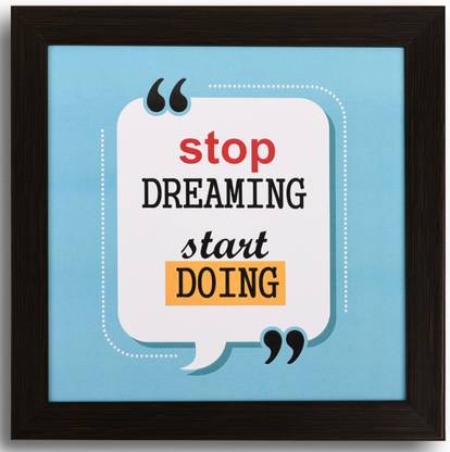 Quotes Wall Frames for Office, Motivational Quotes for Study | Motivation Photo Frame 11 Inch x 11 Inch Paper Print