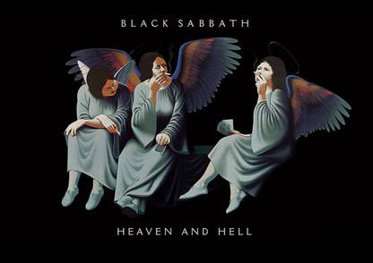 Poster Black Sabbath Heaven And Hell sl1485 (Wall Poster, 13x19 Inches, Matte, Multicolor) Fine Art Print