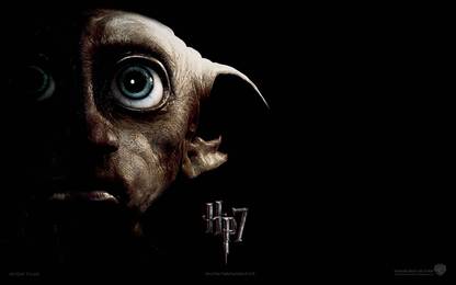 Poster Harry Potter And The Deathly Hallows Part 1 Harry Potter Harry Potter And The Deathly Hallows Dobby sl588 (Plastic Large Wall Poster, 36x24 Inches, Multicolor) Fine Art Print