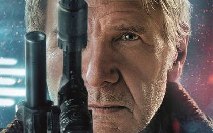 Poster Star Wars Episode Vii The Force Awakens Star Wars Han Solo Harrison Ford sl632 (Plastic Large Wall Poster, 36x24 Inches, Multicolor) Fine Art Print