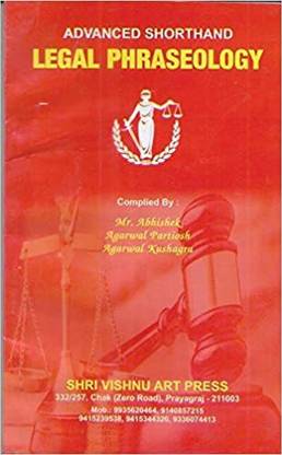 Advanced Shorthand Legal Phraseology