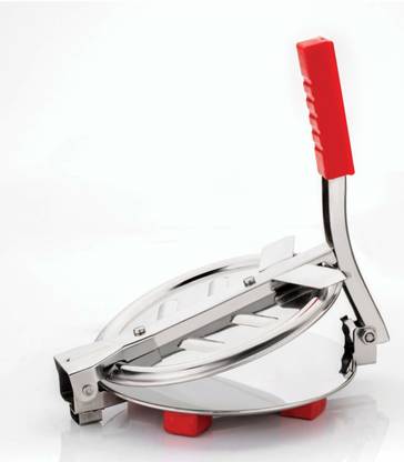 Amaxone Stainless Steel Puri Maker Press Machine with Handle, Manual Stainless Steel Roti Press, Papad/Khakhra/Chapati Maker Roti and Khakra Maker Roti and Khakra Maker Roti and Khakra Maker