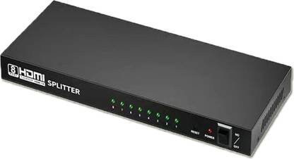 REC Trade HDMI Splitter 1X8, 1080P 1 in 8 out Video Audio Splitter. (RTT-SPT-0227) Media Streaming Device