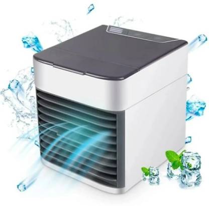HHP Arctic Air Portable 3 In 1 Conditioner Humidifier Purifier Mini Cooler Mini Portable Air Cooler Fan USB Air Cooler (White-Grey) USB Humidifier