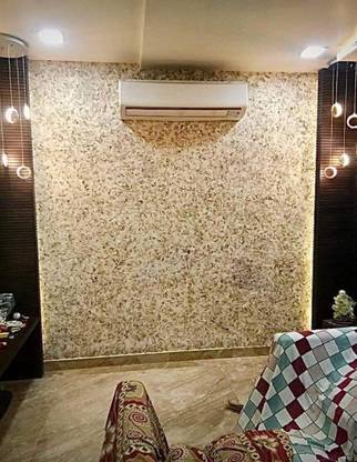 Silk Plast Fabric Abstract Multicolor Wallpaper