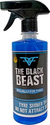 THE BLACK BEAST Tyre Shiner For All Car & Bikes 600 ml Wheel Tire Cleaner