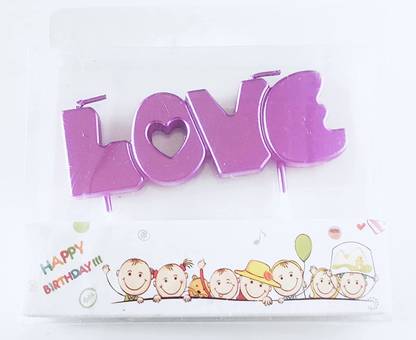 Kravings Love Alphabet Candles | Random Colours Candle