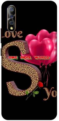 3D U PRINT Back Cover for VIVO S1 ,1907, S letter,S name S word